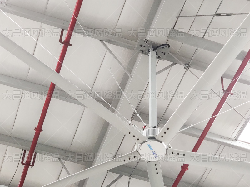  大吊扇引領(lǐng)鋼結(jié)構(gòu)廠房降溫新紀(jì)元：高效、環(huán)保與人文關(guān)懷并重